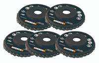 WORX MAKER X WA7261 Angle Grinder Flap Wheel Sander Set #120 Compatible WX741.9