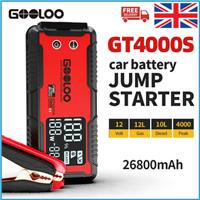 uD83DuDD0BGOOLOO Car Jump Starter Power Bank Battery Charger 12V Booster 4000A Portable