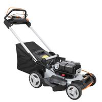 WORX WG761E 80V Battery Self Propelled Brushless Cordless 51cm Lawn Mower x4 4Ah