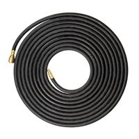 SGS 8mm Rubber Air Compressor Air Hose w/ Euro Quick Release Couplers - 10m Long