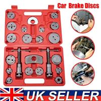 23pcs Durable Brake Rear Caliper Wind Back Tool Kit Car Truck Break Disc UK