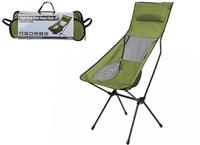 Folding Green Camping Chair High Back Pack Away Fishing Beach Picnic Outdoors
