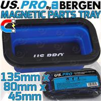 US PRO Magnetic Parts Tray Collapsible Heavy Duty Magnet Tool Holder 135 x 80mm