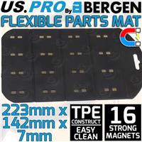 US PRO Magnetic Parts Mat Tray Flexible Strong Magnets Tool Organiser 223x142mm