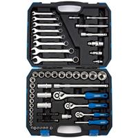 Draper Metric Tool Kit, 1/4, 3/8 and 1/2 Sq. Dr. (75 Piece) 16364