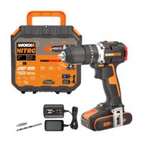 WORX Powershare Cordless Hammer Drill 20V 55Nm x1 2.0Ah Battery WX355.1