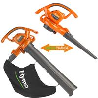 Flymo PowerVac 2700 Electric Garden Blower Vacuum - Gold Grade