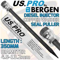 US PRO Diesel Fuel Injector Copper Washer Removal Tool Injector Seal Puller 7178