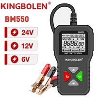BM550 6V 12V 24V Car Battery Tester Charging Cranking Test Analyzer 100-2000CCA