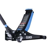 SGS 3 Ton Low Profile Trolley Jack Dual Pump 80-500mm Range Quieter Nylon Wheels