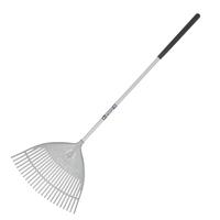 Spear & Jackson Leaf Rake, Neverbend Plastic with Tubular Steel Shaft