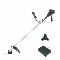 WORX Powershare Cordless Brush Cutter 40V Brushless 38cm x2 4.0Ah Battery WG084E