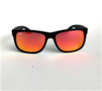 Ray-Ban Sunglasses Justin RB4165 622/6Q Rubber Mat Black SUMMER 2025 - SALE NOW!