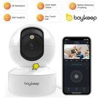 boykeep Security Camera 5G/2.4G WIFI Indoor Smart Home Night Vision Wired Cam 2K