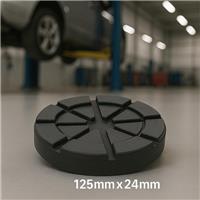 2 Post Rubber Lift Pad AMI ATT Nussbaum 125 x 24mm PAD0008