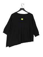 Karen Millen Women's Jumper M Black 100% Wool Round Neck Pullover