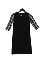 Karen Millen Women's Midi Dress XS Black 100% Wool A-Line