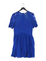 Whistles A-Line Midi Dress UK12 in Blue