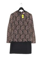 Ted Baker A-Line Midi Dress UK8 in Black