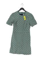 Boden A-Line Midi Dress UK10 in Blue