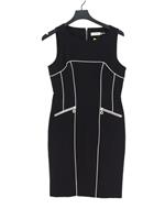 Calvin Klein A-Line Midi Dress UK8 in Black