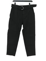 J Brand Women's Trousers W 28 in Black Cotton with Elastane Tapered Chino