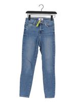Paige Women's Jeans W 24 in Blue Cotton with Polyester, Spandex Skinny