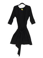 DKNY A-Line Midi Dress S in Black