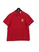 Ralph Lauren Men's Polo L Red 100% Cotton Basic