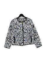 Hush Women's Coat UK 8 Cream 100% Viscose Quilted