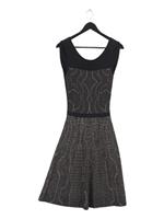 Reiss A-Line Midi Dress UK6 in Black