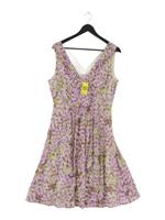Phase Eight A-Line Midi Dress UK14 in Multi
