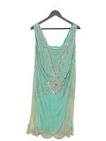 Frock and Frill A-Line Midi Dress UK16 in Blue