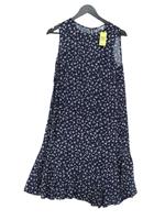 Jigsaw Tank Midi Dress UK10 in Blue