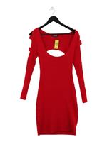 Wow Couture Bodycon Midi Dress M in Red