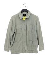 Stussy Women's Jacket UK 10 Green 100% Cotton Bomber Jacket