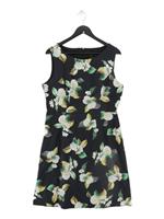 Phase Eight A-Line Midi Dress UK16 in Black