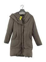 Elie Tahari Women's Coat S Grey Polyester with Other, Polyamide Quilted