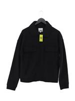 Maison Cinqcent Women's Jacket M Black 100% Wool Bomber Jacket