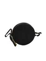 COS Women's Bag Black Leather with Cotton Shoulder Bag