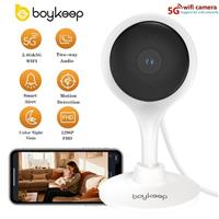 boykeep Security Camera Indoor Smart Home 5G/2.4GWIFI Pet Baby Monitor Wired Cam