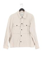 Kin Women's Jacket S White 100% Cotton Windbreaker