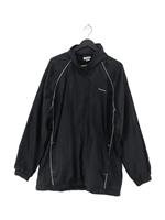Reebok Men's Jacket XL Black Nylon with Polyester Windbreaker