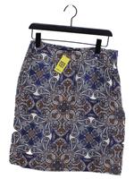 Karen Millen Women's Mini Skirt UK 12 Multi Linen with Viscose Mini