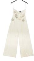 Karen Millen Women's Jumpsuit UK 10 White Viscose New with tags