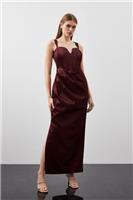 Karen Millen Maxi Dress UK16 in Red RRP &pound;229
