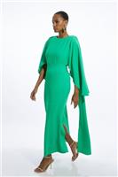 Karen Millen Maxi Dress UK16 in Green RRP &pound;309