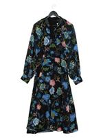 Karen Millen Shirt Midi Dress M in Black