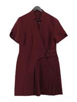 Karen Millen Wrap Mini Dress UK14 in Red RRP &pound;189