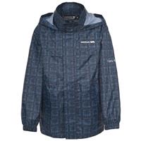 Trespass Kids Waterproof Jacket Navy Packaway Hooded 3-4 Years Rain Coat
